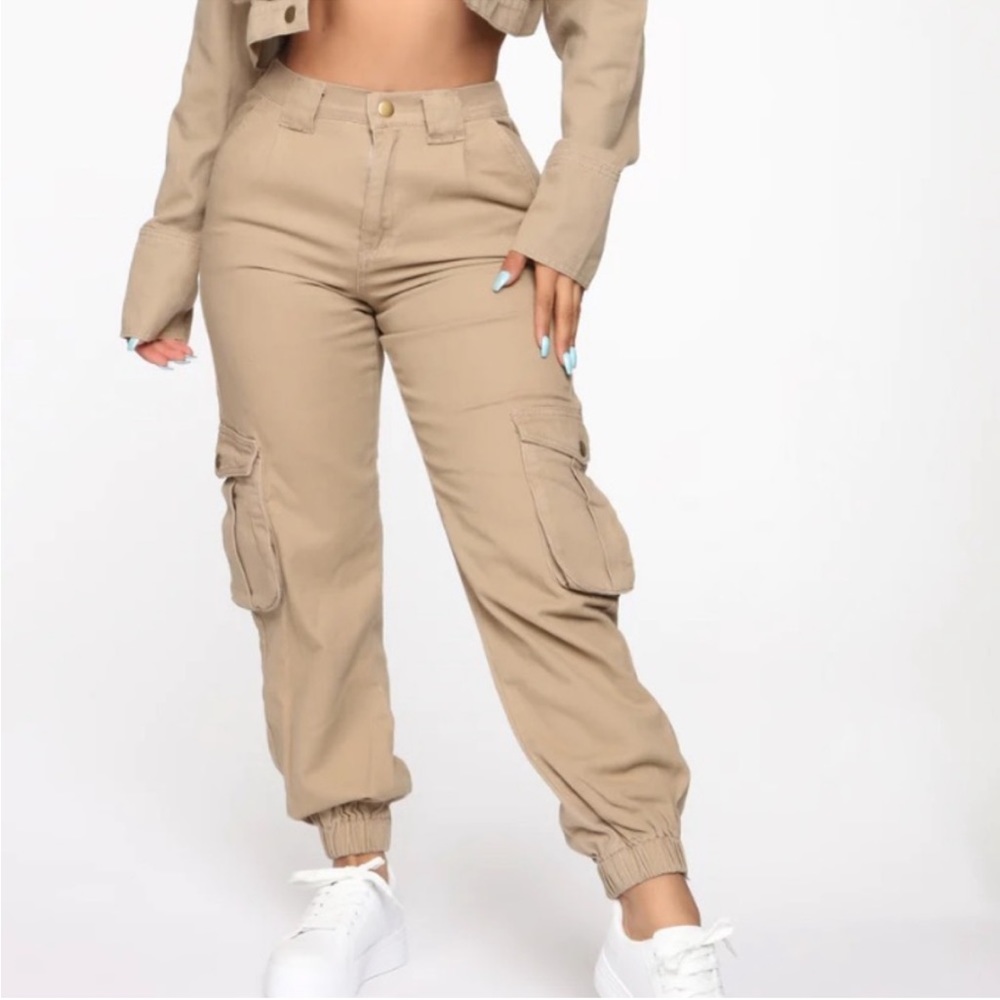 Tan Cargo Pants